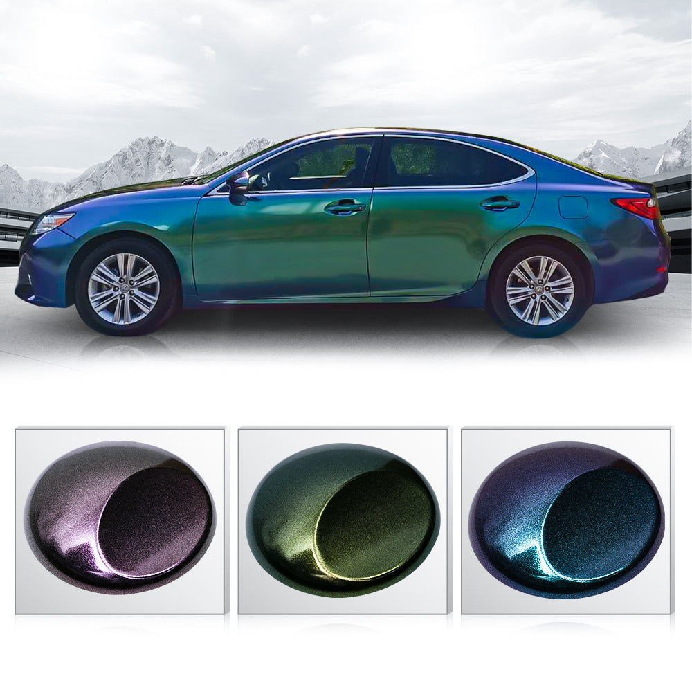 1.52*16.5m Car Sticker Gloss Diamond Chameleon Colored Auto Full Body Sticker High Vinyl Wrap Film