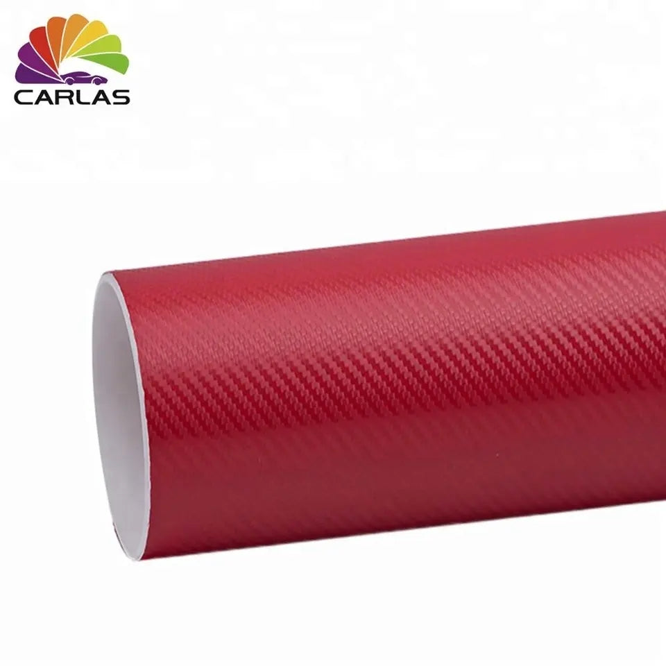 CARLAS PVC 1.52*30M 3D Bubble Free Carbon Fiber Vinyl Wrap Car film Car Stickers Car Wrapping Films