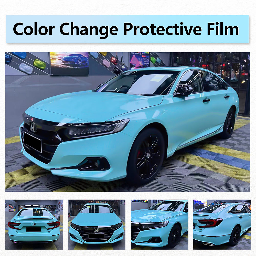 Carlas PET Crystal Film Body With Bubble Free Sticker Car Vinyl Wrap Film PVC Material Auto Color PPF