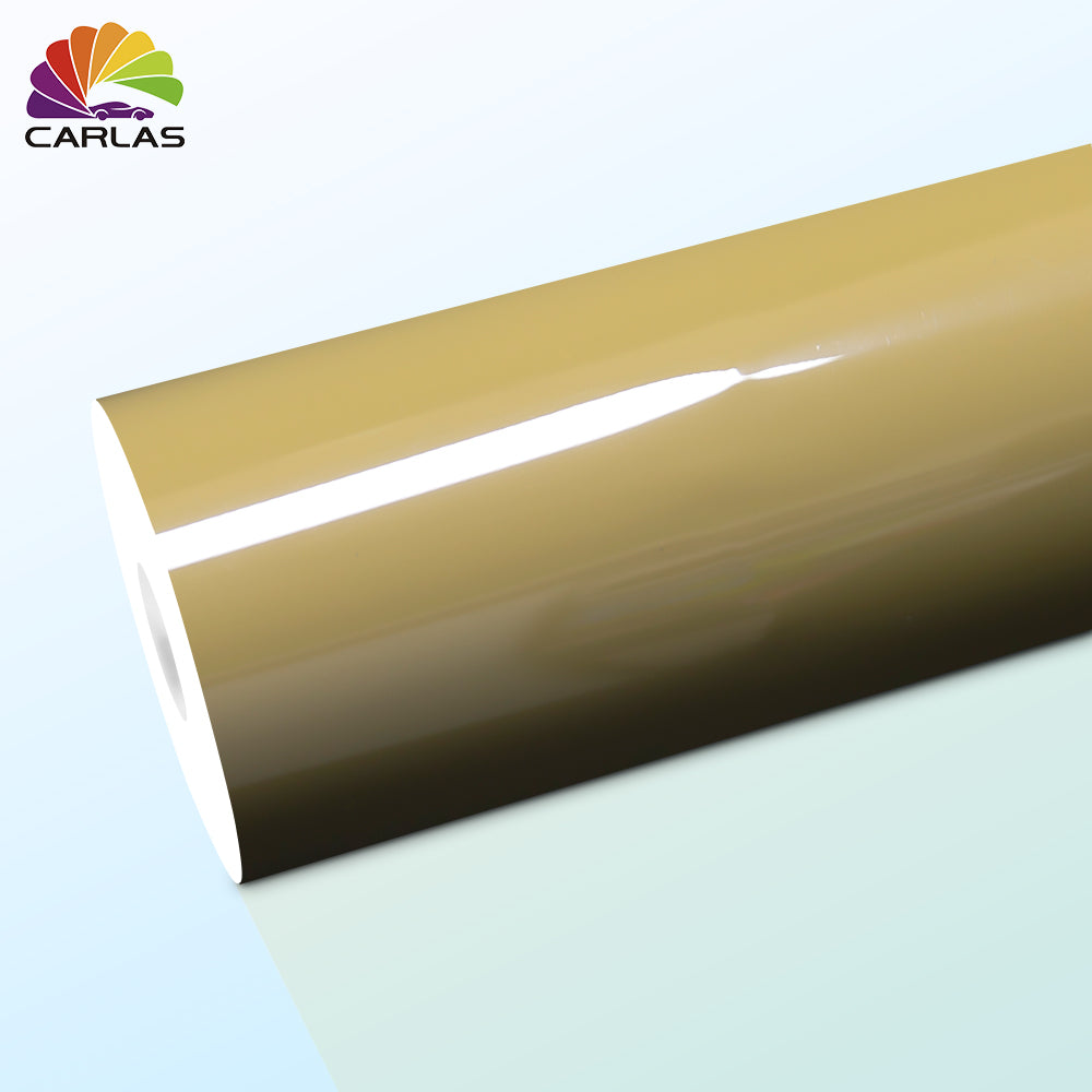 CARLAS 1.52*16.5m/Roll Crystal Desert Yellow Tpu Car Color Change Film PPF Paint Protection Film Car Film