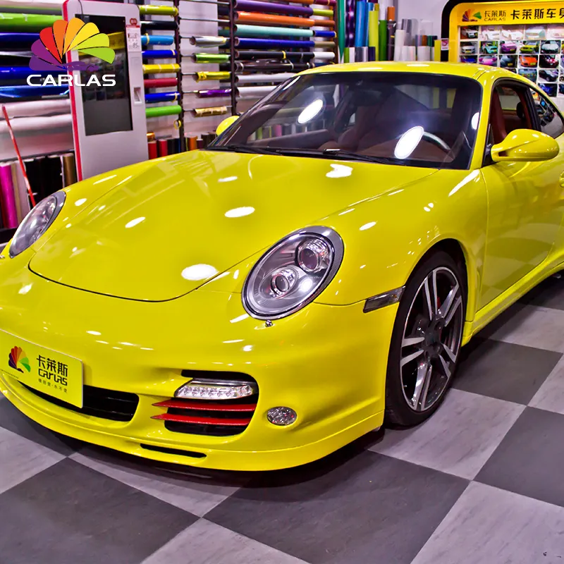CARLAS PVC 1.52*18M/Roll Used Cars Highlight Candy Customization Stickers Car Wraps Vinyl Film