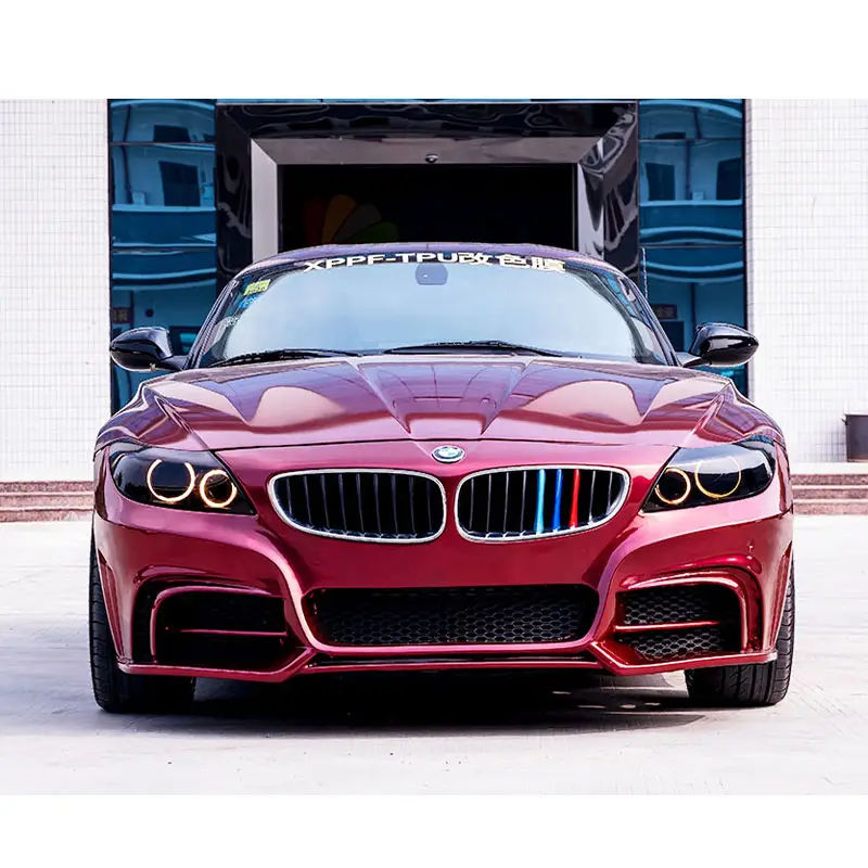 CARLAS New Products Color TPU PPF Film Air Bubble Free Car Vinyl Wrap Liquid Metal Red Dragon Car Wrap