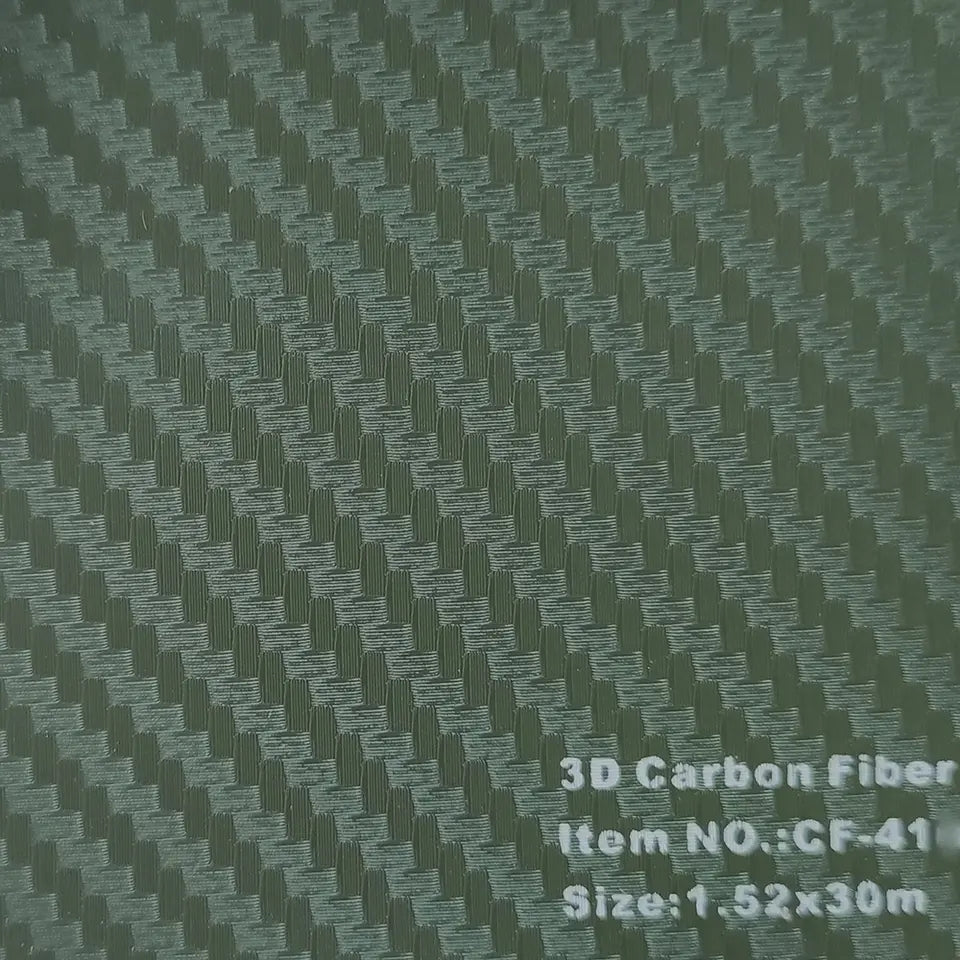 CARLAS PVC 1.52*30M 3D Bubble Free Carbon Fiber Vinyl Wrap Car film Car Stickers Car Wrapping Films