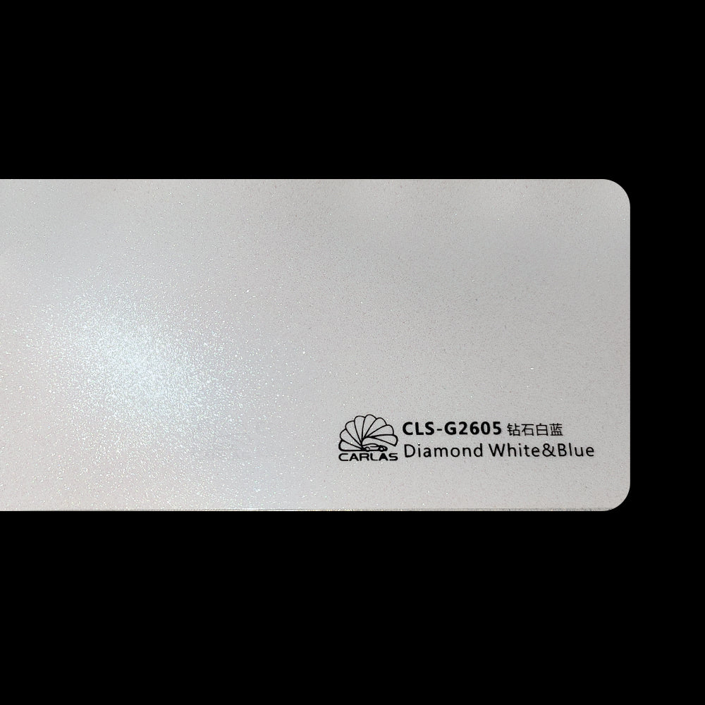 CARLAS 1.52*17m/roll Car Diamond White Series Vinyl Wrap Film Car Stickers Vehicle Color Changing Film