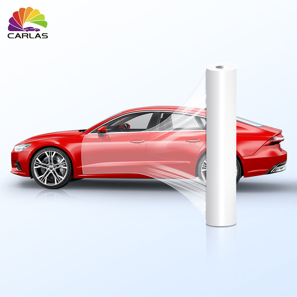 CARLAS 1.52*16.5m Double Color Glossy Candy Volcano Grey PVC Car