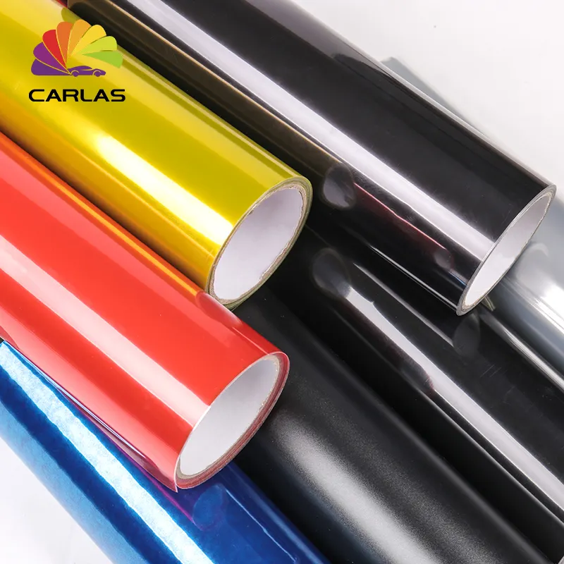 Carlas 12 Colors PVC A Class Led Headlights Car Headlight Tint Film Lamp Vinyl Film
