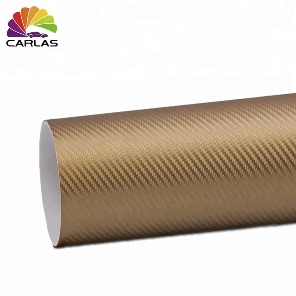 CARLAS PVC 1.52*30M 3D Bubble Free Carbon Fiber Vinyl Wrap Car film Car Stickers Car Wrapping Films
