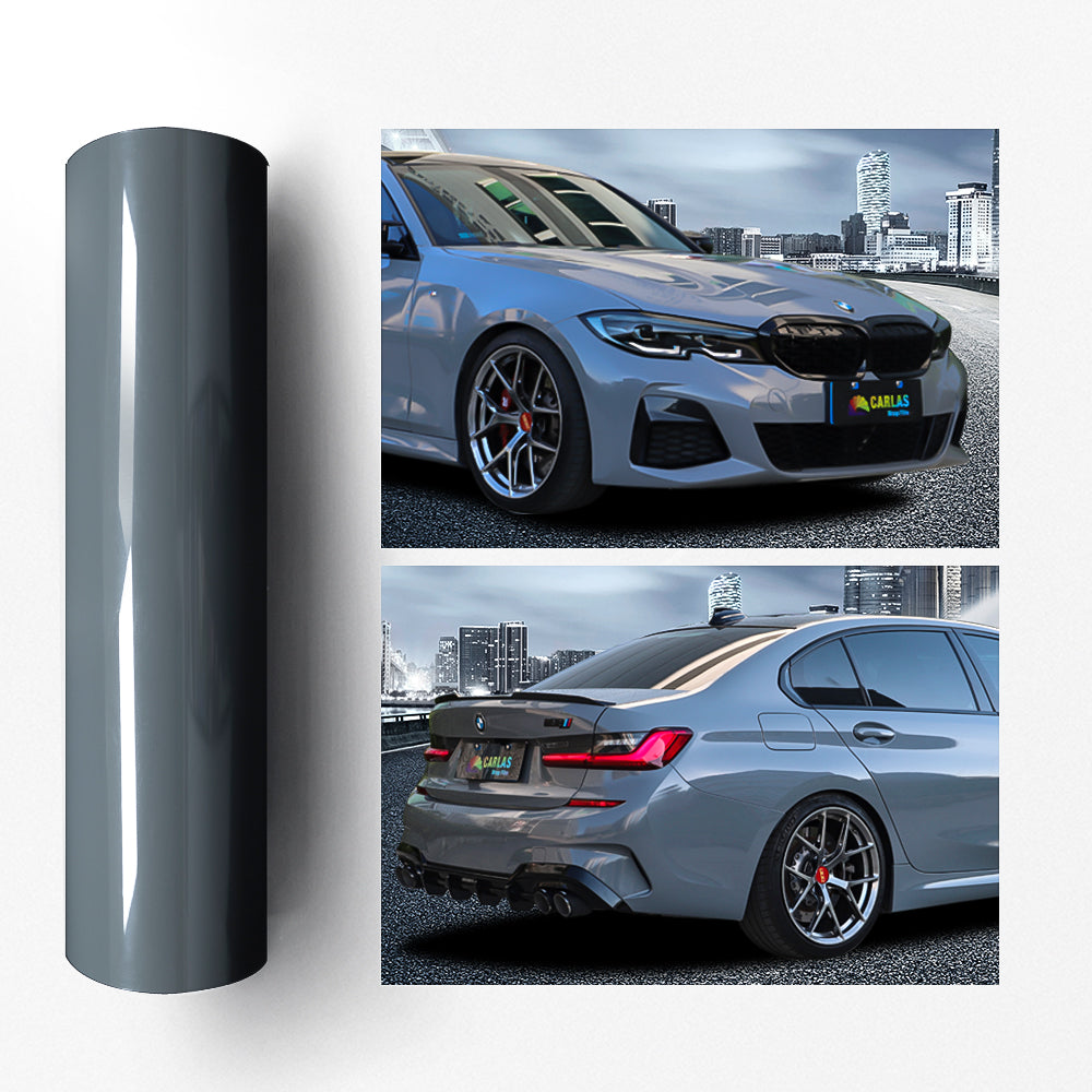 Carlas Self Repair Scratch Resistant Car TPU Color Changing Film Crystal Nado Grey PPF Paint Protection Film