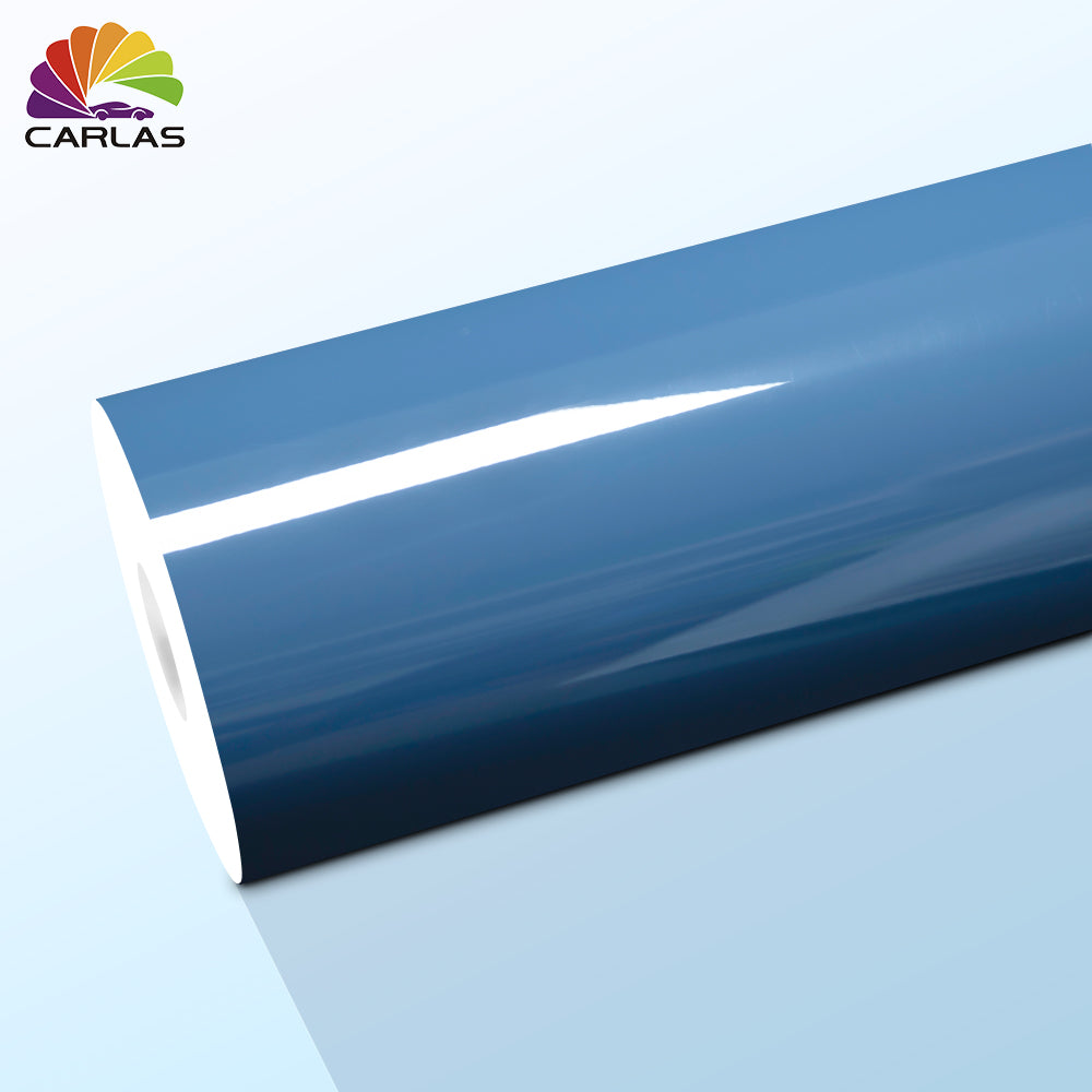 CARLAS TPU Car Color Changing Wrap Film Anti Scratch Crystal Porcelain Blue PPF Vehicle Paint Protection Film Stickers