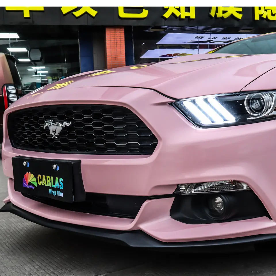 1.52*16.5M/roll Crystal Rouge Powder Color Changing Wrapping Film Car TPU Protection Wrap Films