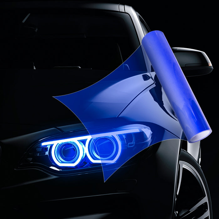 PU Material Electric Tint Car Headlight Tint Sticker Lamp Film Blue Film For Car Light